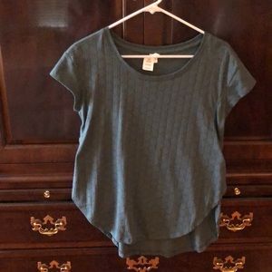 Champion XS olive green patterned T-shirt worn 1x SOLD